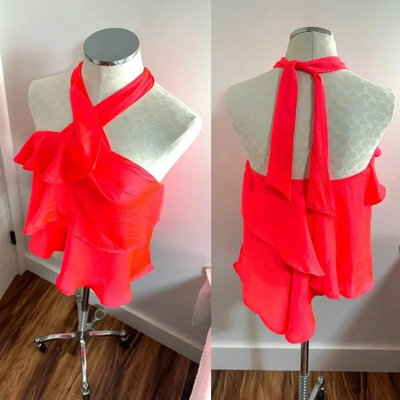 Electric Pink Lexie Late Night Top - Picture 1 of 5